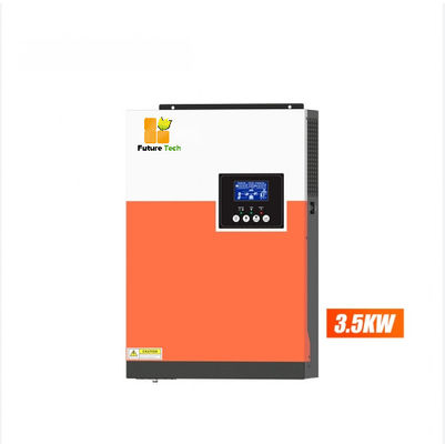 Home Off Grid Inverterlerle 5.5KW'lık portakal renkli polikristal güneş panelleri