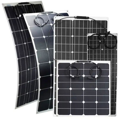 Çok fonksiyonel PV Esnek Güneş Paneli 12V 24V 110W Araç Ev Tekne için