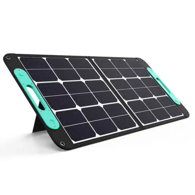 100W Katlanabilir Monokristalin Güneş Paneli Ev Kampı İçin Su geçirmez IP68