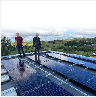 5.5KW / 11KW Tam Şebeke dışı Güneş Sistemi Beyaz ile tek başına Batarya Sistemi
