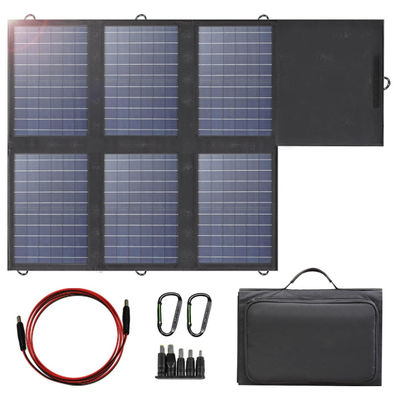 IP67 Su geçirmez Taşınabilir Güneş Paneli Katlanabilir Şarj Aracı 60W Laptop Cep Telefonu İçin