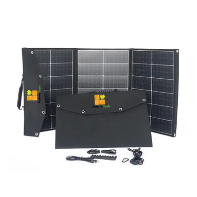 Ev için 100W Monocrystalline Taşınabilir Katlanabilir Güneş Battaniye