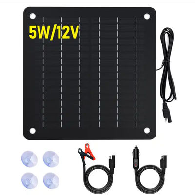IP67 Su geçirmez 12V USB Güneş Pil Şarj cihazı Güneş paneli şarj cihazı