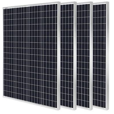 Su geçirmez Monokristalin Mono Güneş Modülü 100W 12V Sert Güneş Paneli