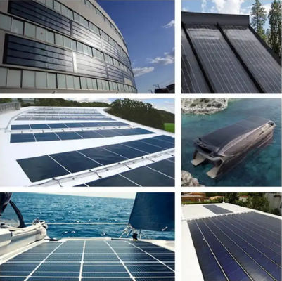 75 Watt Esnek Güneş Paneli ETFE Panel MC4 Kurulum kolaylığı için su geçirmez