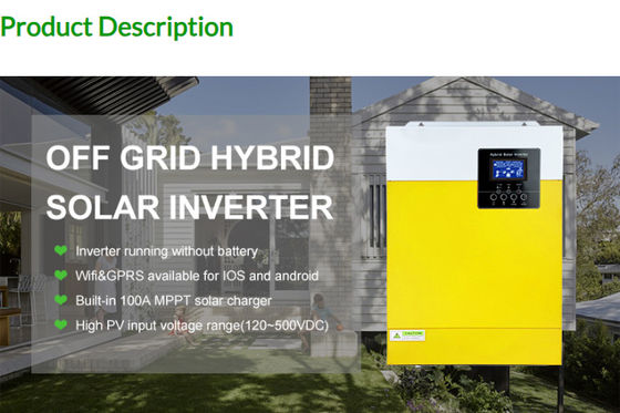 FT3000 Şebeke dışı Inverter Saf Sinüs Dalgası Güneş Inverteri 3KW 110/120VAC sarı ile