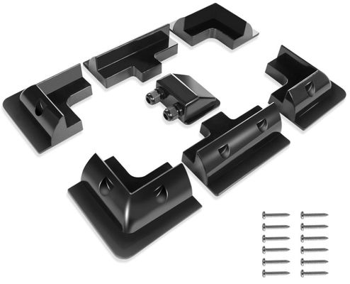 Su geçirmez 7PCS Güneş Paneli Aksesuarları Çatı Rak Montaj Kiti