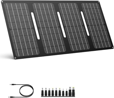 40W Portatif Güneş Paneli 15V DC Sokak Açık Kamp Yürüyüşleri için
