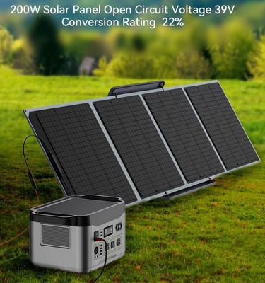 Ticari 36V 160w Katlanabilir Güneş Paneli Sistemi MC4 Elektrik İstasyonu RV Şebekeden Dışarı