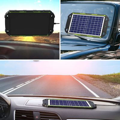 10W 12V Su geçirmez Güneş Pil Şarjı Araba Tekne Marine RV için Bakım