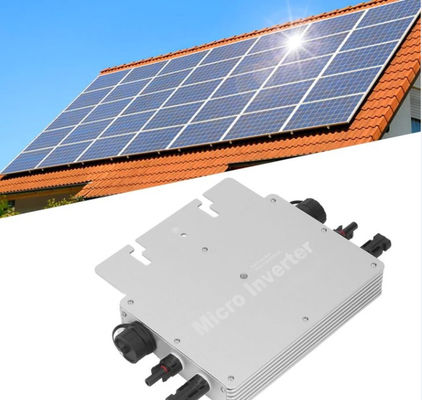 600W 2000W Güneş Mikro Değiştiricisi I Sınıf Siyah ve beyaz balkon elektrik santralleri için
