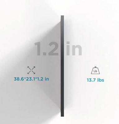 Su geçirmez 12V 100W Sert Güneş Paneli Mono PV Modülleri Yüksek Verimlilik