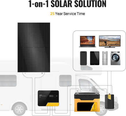 400W 10BB Hafif Sert Güneş Panelleri Mono Güneş Modülü OEM