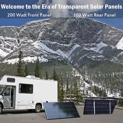 200W Güneş Monokristalin Pv Panelleri 12V 10BB RV Ev için Modülü