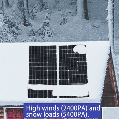 200 Watt 24V Sert Güneş Paneli Monokristalin Modülü Şebekeden Uzak Sistem