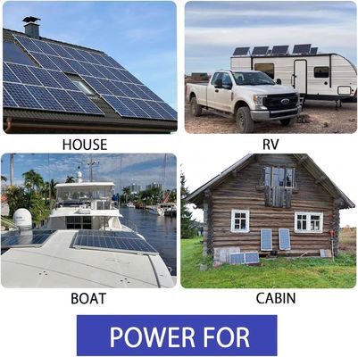 200 Watt 24V Sert Güneş Paneli Monokristalin Modülü Şebekeden Uzak Sistem