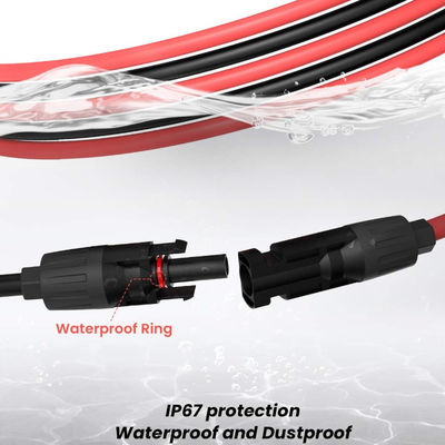 10AWG PV uzatma kabloları taşınabilir güneş paneli için güneş paneli aksesuarları