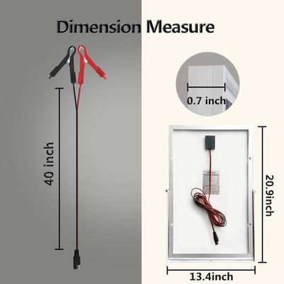 30 Watt 24V Güneş Paneli Kit Trickle Şarj Aracı Bakım Kontrolörü
