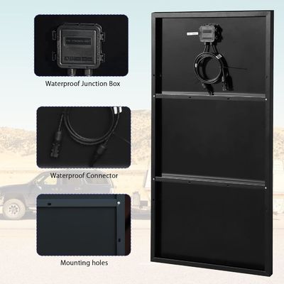 Hafif 200 Watt Monocrystalline Güneş Paneli Güneş PV Modülü