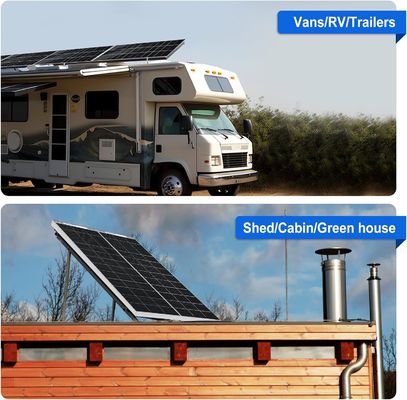 Monocrystalline Güneş Paneli Kit MPPT Şebekeden 400 Watt 12V