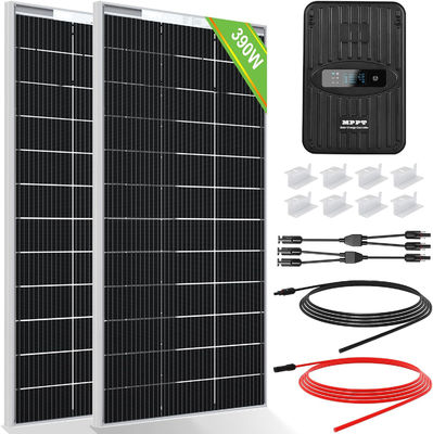 Monocrystalline Güneş Paneli Kit MPPT Şebekeden 400 Watt 12V