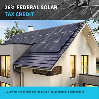 24V 320W Güneş Paneli Kara Araba Releri İçin Şebeke Açık Monocrystalline