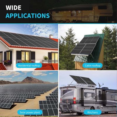 24V 320W Güneş Paneli Kara Araba Releri İçin Şebeke Açık Monocrystalline