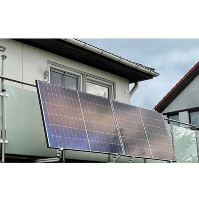 Şebeke 600W Balkon Güneş Paneli Monokristal PV Modülü Sistemi