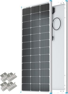 PV Monokristalin Balkon Güneş Panelleri 100 Watt 12V OEM