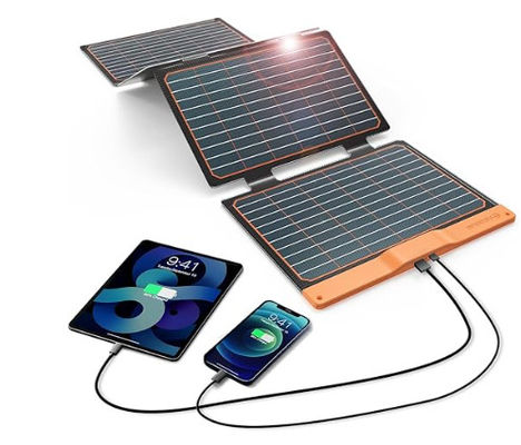 FT40 Küçük USB Portatif Güneş Şarj cihazı Mono Kristalin Modülü IP67 Su geçirmez