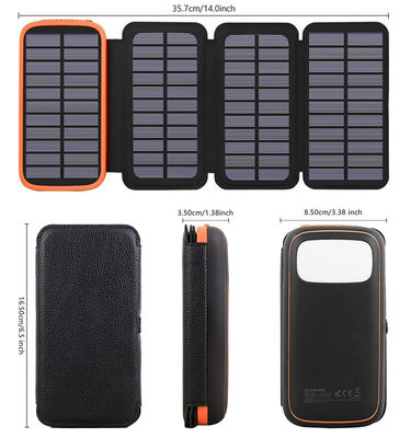 OEM 12V taşınabilir Güneş Paneli Güneş Enerjisi Şarjı 27000mAh