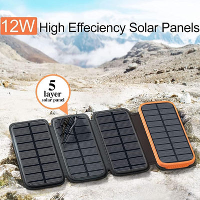 OEM 12V taşınabilir Güneş Paneli Güneş Enerjisi Şarjı 27000mAh