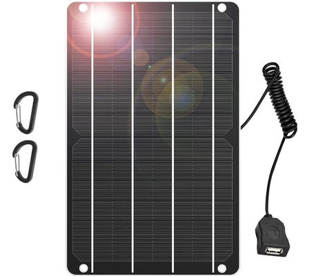 USB Silikon Monokristalin Taşınabilir Güneş Şarj Panelleri Acil 5V