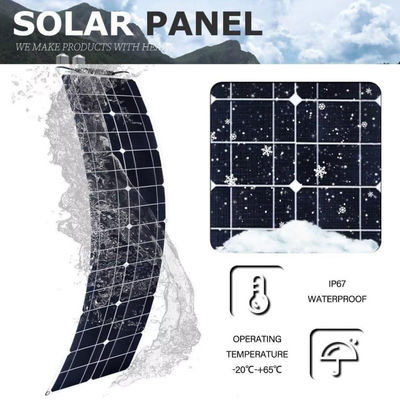 300W Monocrystalline Usb Solar Panel Kit Motorhome için 50A