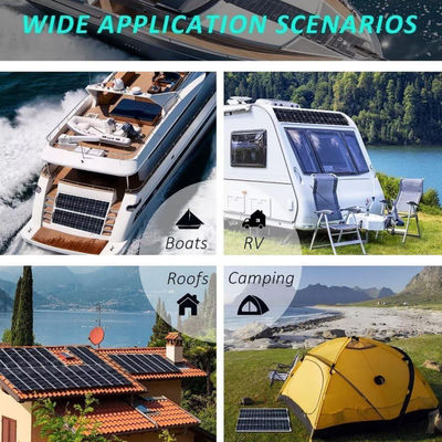 300W Monocrystalline Usb Solar Panel Kit Motorhome için 50A