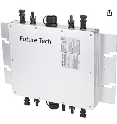 FTB1200 PV Solar Micro Inverter Güç Üretim Sistemi beyaz ile