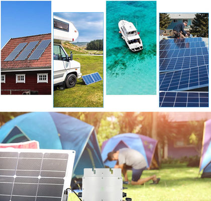 FTB1200 PV Solar Micro Inverter Güç Üretim Sistemi beyaz ile