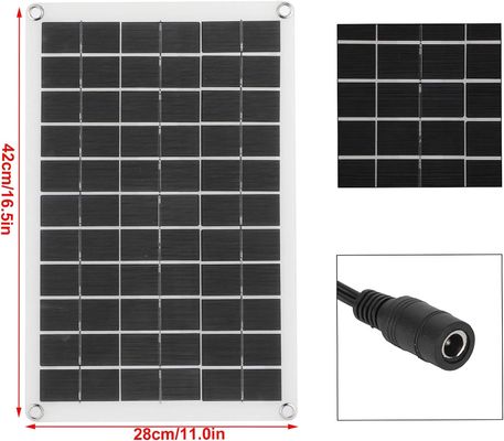 Hafif Portatif Güneş Paneli Monokristal Hücre 100W 12/24V USB Çıktısı