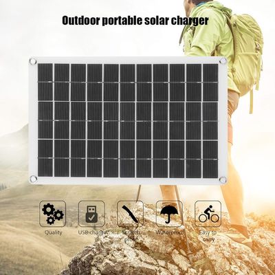 Hafif Portatif Güneş Paneli Monokristal Hücre 100W 12/24V USB Çıktısı