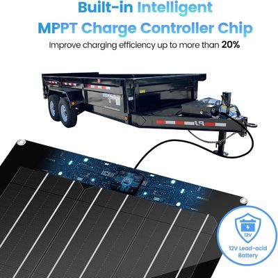 Trickle Güneş Otomobil Bataryası Bakım Şarj Arabası için 15W 12V
