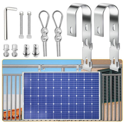 800W Ticari Güneş Pv Sistemi Panel Balkon Montajı İçin