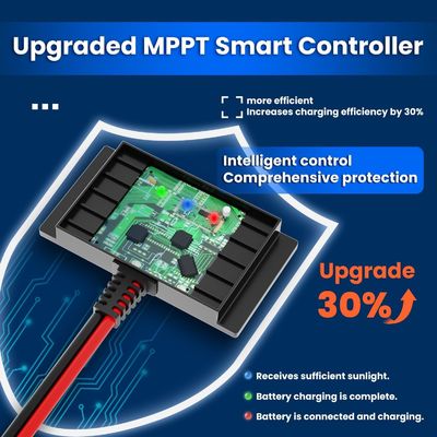 10W 12V manyetik güneş pil şarj cihazı kaydırıcı bakım cihazı su geçirmez tekne için