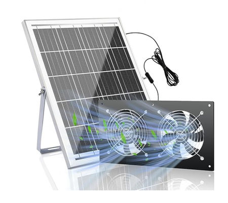 FTB20 Dış Güneş Paneli Kütesi Tavuk Kulübesi için Güçlendirilmiş Egzoz Ventilatörü IP65 Su geçirmez