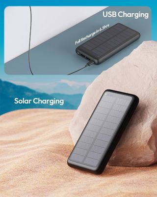 USB C Portable Solar Charger 27000mAh Cep telefonu Tablet için ODM