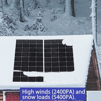 12V 24V Mono PV Sert Güneş Paneli Modülü 300W 150W Güç
