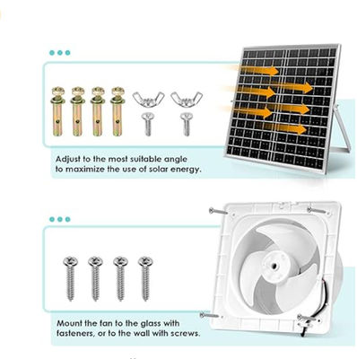 Beyaz Monocrystalline Mini Güneş Paneli Kit Fener 30W 8&quot;